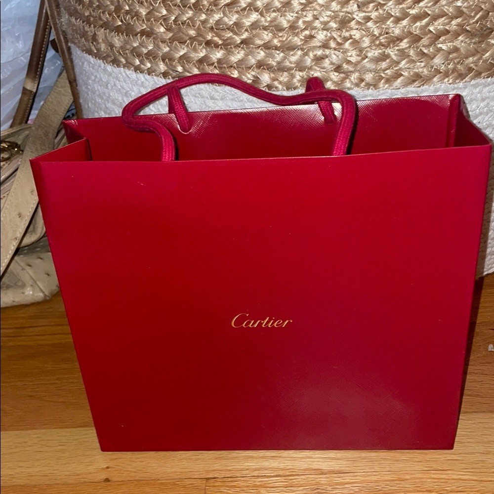 Cartier shopping bag